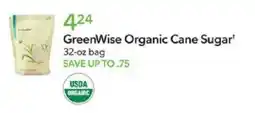 Publix GreenWise organic cane sugar offer