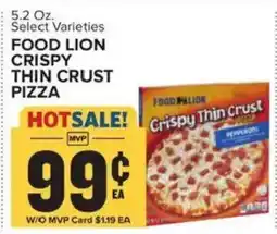 Food Lion Food Lion Crispy Thin Crust Pizza offer