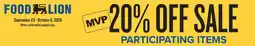 Food Lion Food Lion participating items offer