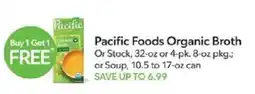 Publix Pacific Foods Organic Broth Or Stock offer