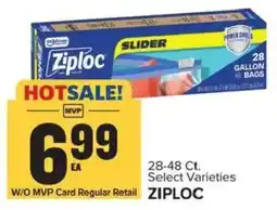 Food Lion Ziploc slider 28 gallon bags offer
