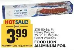 Food Lion Food Lion aluminum foil offer