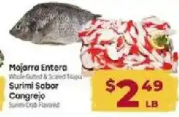 Cardenas Mojarra Entera Surimi Sabor offer