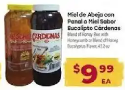 Cardenas Cardenas blend of honey bee with honeycomb or blend of honey eucalyptus flavor offer