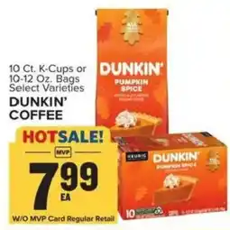 Food Lion Dunkin' coffee offer