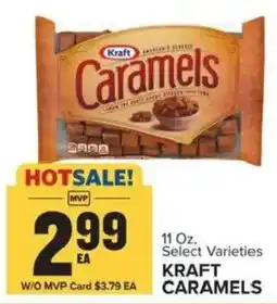 Food Lion Kraft caramels offer