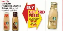 H-E-B Starbucks Frappuccino Coffee Drinks offer