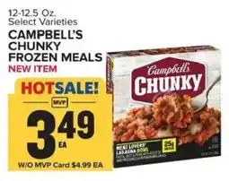 Food Lion Campbell's chunky frozen meals offer