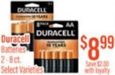 Germantown Fresh Market Duracell Batteries offer