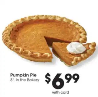 Pick'n Save Pumpkin Pie offer