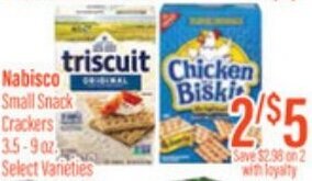 Germantown Fresh Market Nabisco Small Snack Crackers offer