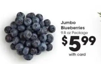 Pick'n Save Jumbo Blueberries offer