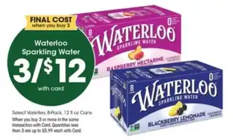 Pick'n Save Waterloo Sparkling Water offer