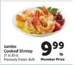 Safeway Jumbo Cooked Shrimp offer