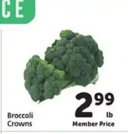 Safeway Broccoli Crowns offer