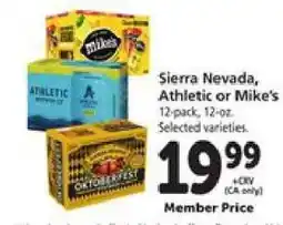 Safeway Sierra Nevada, Athletic or Mike's offer