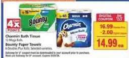 Safeway Charmin Bath Tissue offer