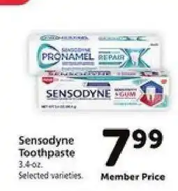Safeway Sensodyne Toothpaste offer