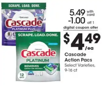 Pick'n Save Cascade Action Pacs offer
