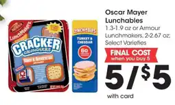 Kroger Oscar Mayer Lunchables offer
