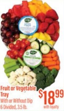 Germantown Fresh Market Fruit Or Vegetable Tray offer