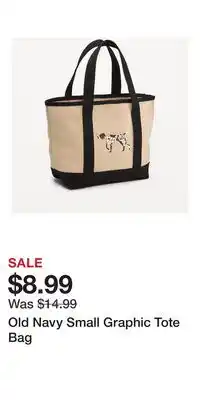 Old Navy Old Navy Small Graphic Tote Bag offer