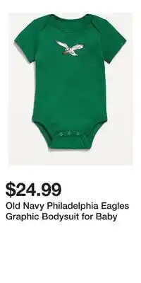 Old Navy Old Navy Philadelphia Eagles Graphic Bodysuit for Baby offer