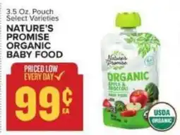 Food Lion Nature's Promise Organic Baby Food offer
