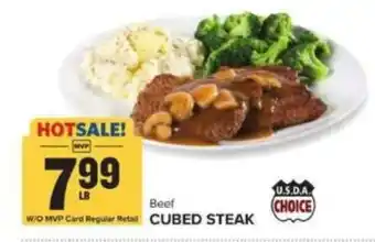 Food Lion Beef Cubed Steak offer