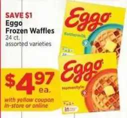 H-E-B Eggo frozen waffles offer