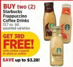 H-E-B Starbucks Frappuccino Coffee Drinks offer