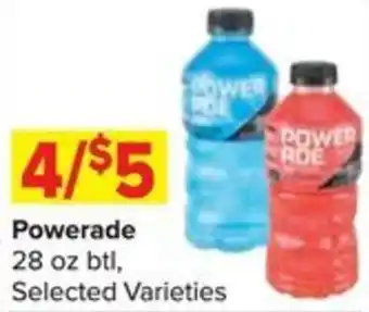 Shop 'n Save Powerade offer