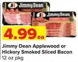 Shop 'n Save Jimmy Dean Applewood or Hickory Smoked Sliced Bacon offer