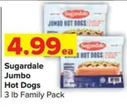 Shop 'n Save Sugardale jumbo hot dogs offer