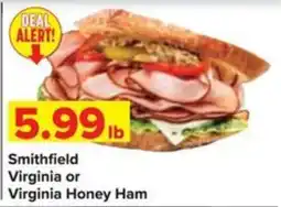 Shop 'n Save Smithfield Virginia or Virginia Honey Ham offer