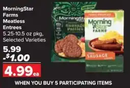 Shop 'n Save Morningstar Farms Meatless Entrees offer