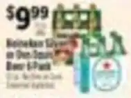 Pioneer Supermarkets Heineken Silver or Dos Equis Beer 6-Pack offer