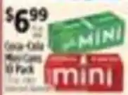 Pioneer Supermarkets Coca-Cola Mini Cans offer