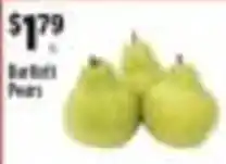 Pioneer Supermarkets Bartlett Pears offer