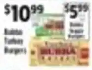 Pioneer Supermarkets Bubba Turkey Burgers offer