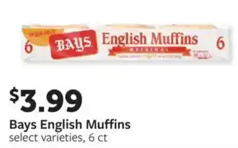 Fareway Bays English Muffins offer