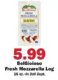Schnucks BelGioioso Fresh Mozzarella Log offer