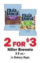 Schnucks Killer Brownie offer