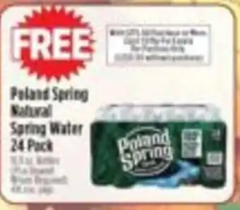 Pioneer Supermarkets Poland Spring Natural Spring Water offer