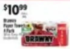 Pioneer Supermarkets Brawny Paper Towels offer