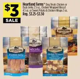 Dollar General Heartland Farms Dog Treats Chicken or Duck Jerky offer