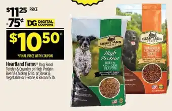 Dollar General Heartland Farms Dog Food offer