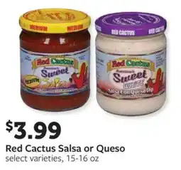 Fareway Red Cactus Salsa or Queso offer