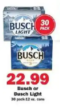 Schnucks Busch or Busch Light offer
