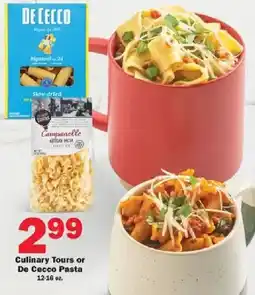 Schnucks Culinary Tours or De Cecco Pasta offer